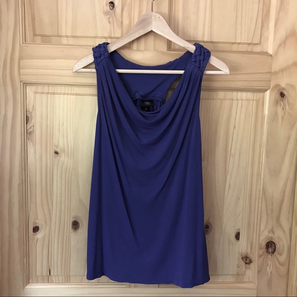 Mossimo Supply Co. Tops - Mossimo drape neck braided racer back top size L